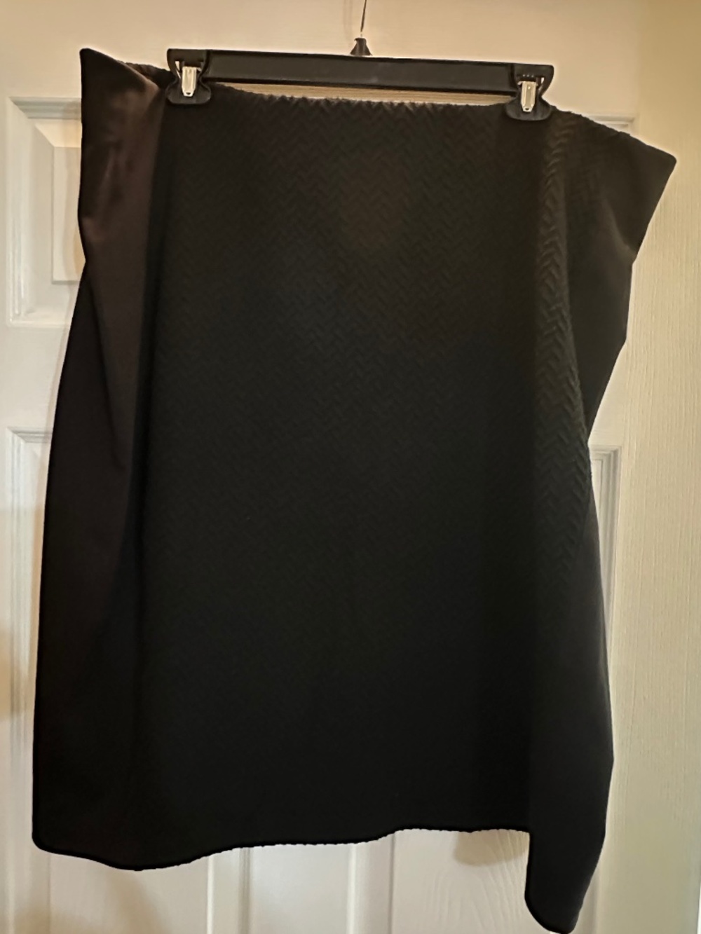 Joe Fresh Black Textured Pencil Skirt 3XL Plus Size Office Career